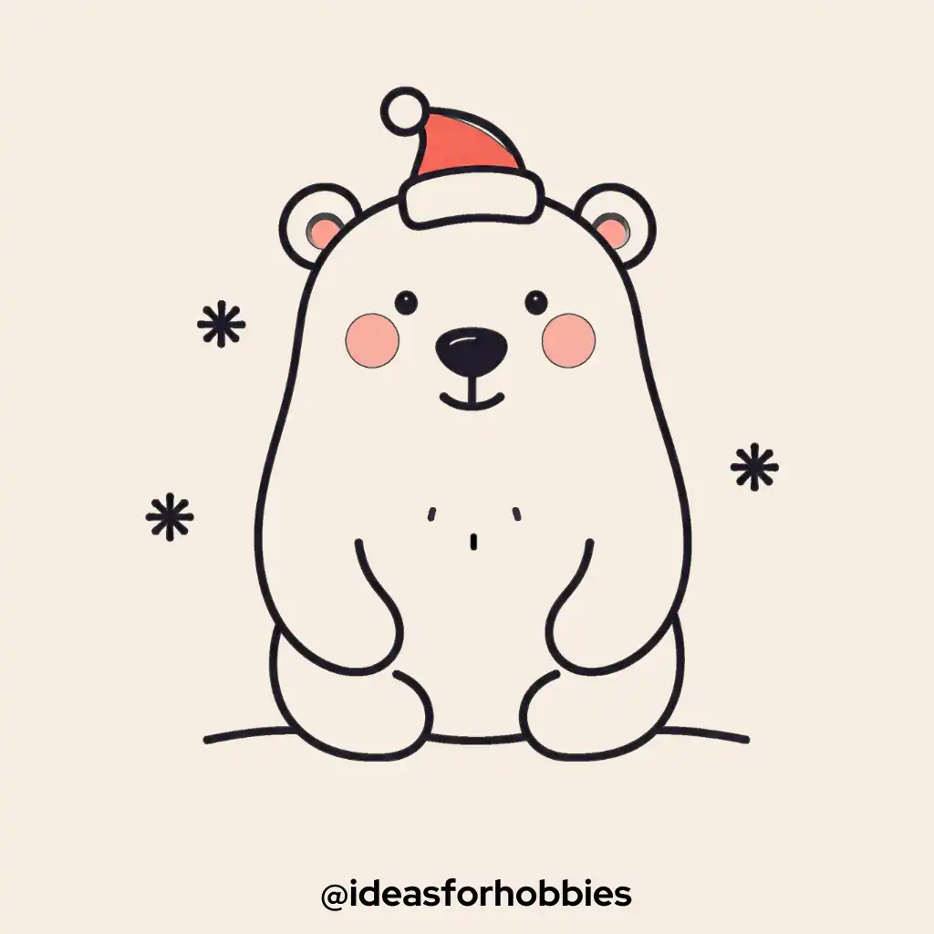 Christmas Polar Bear