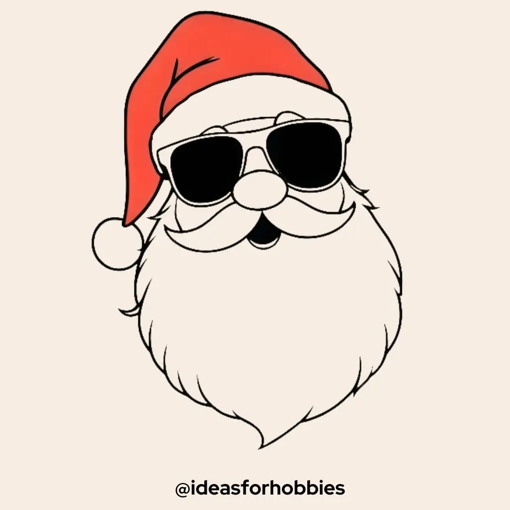 Santa with Sunglasses