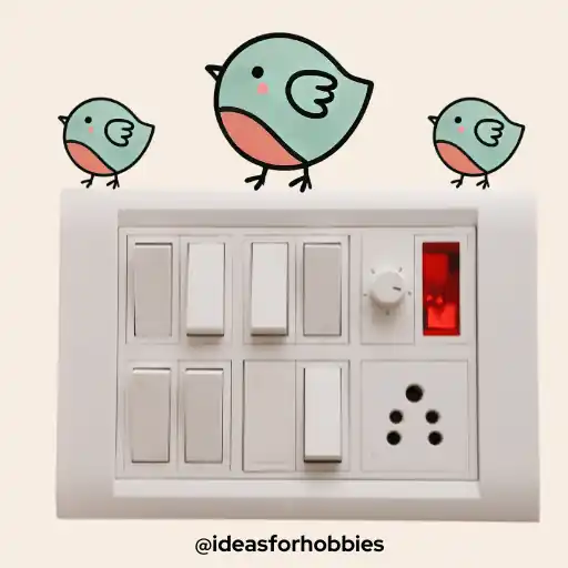 Bird Switch Board Painting