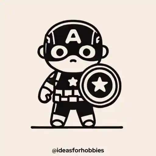 Captain America Drawing