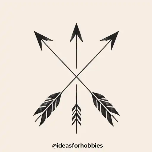 Crossed Arrows Tattoo