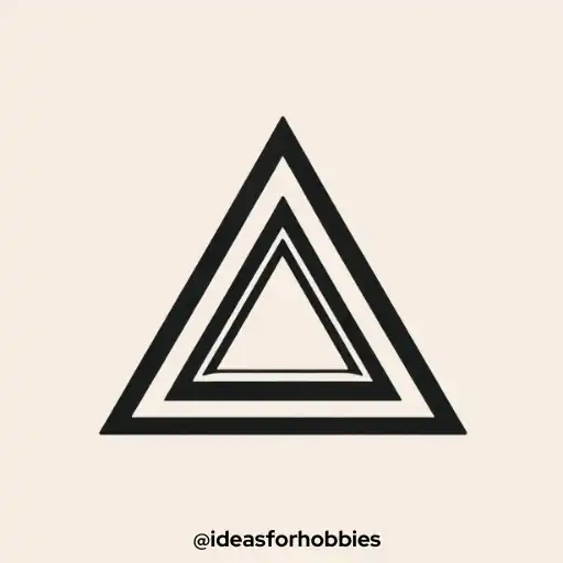 Minimalist Triangle Tattoo