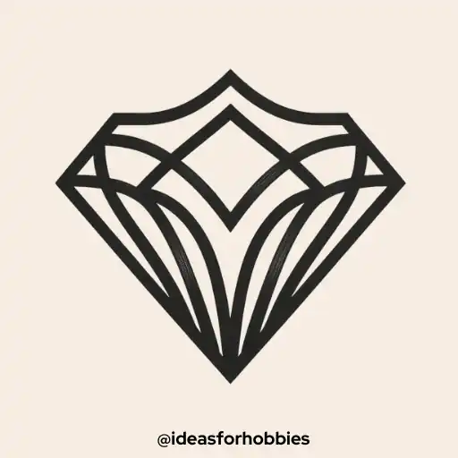 Simple Diamond Tattoo