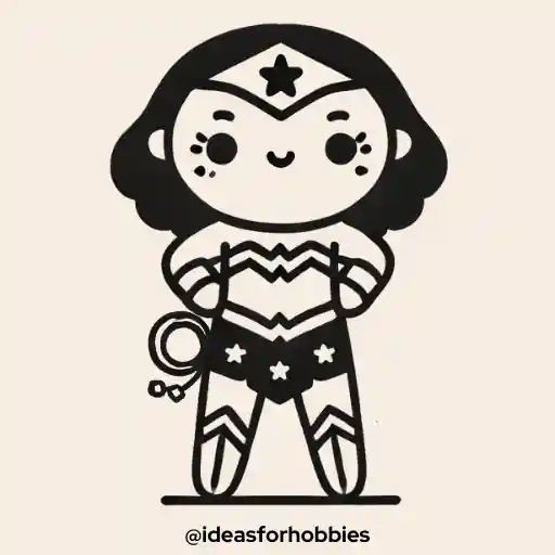 Wonder Woman Drawing